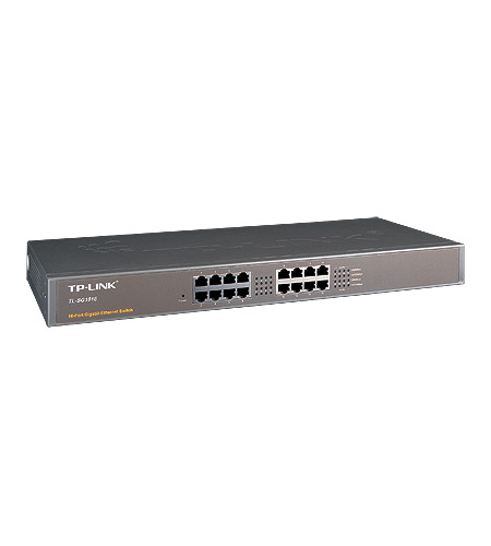 TP-LINK Switch 16PORT 10/100/1000 Rackmount TL-SG1016D TP-LINK Switch 16PORT 10/100/1000 Rackmount TL-SG1016D