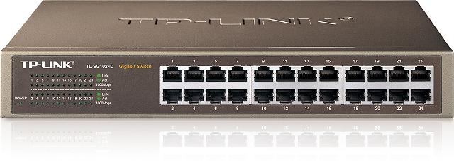 TP-LINK Switch 24PORT 10/100/1000 Rackmount TL-SG1024 TP-LINK Switch 24PORT 10/100/1000 Rackmount TL-SG1024