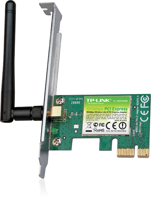 TP-LINK Lan Wireless PCI-ex TL-WN781ND 802.11b/g 150Mbps TP-LINK Lan Wireless PCI-ex TL-WN781ND 802.11b/g 150Mbps