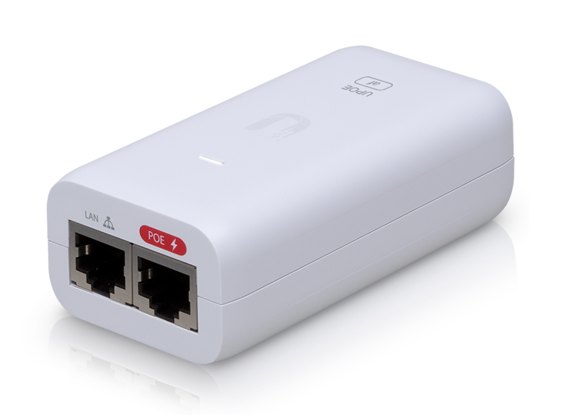 Ubiquiti 48V 0.5A Gigabit PoE Injector U-POE-AF