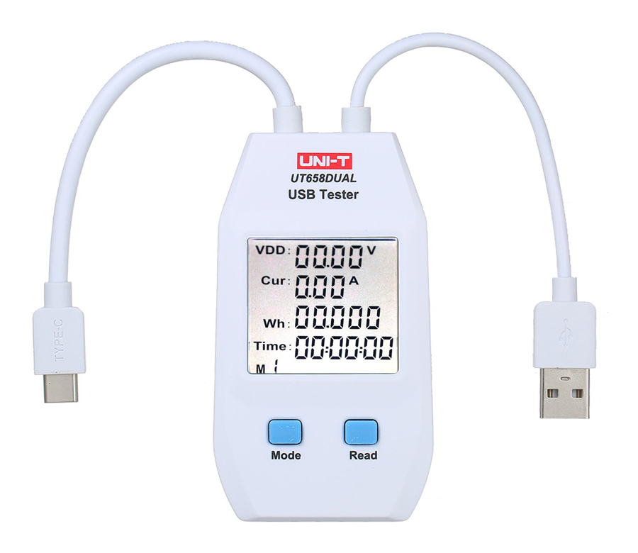 Συσκευή ελέγχου καλωδιώσεων USB UT658DUAL Type A Type C