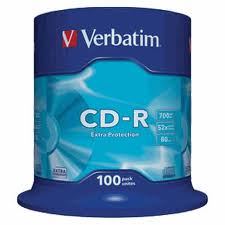 VERBATIM CD-R 700MB/52x/100PACK/43411 VERBATIM CD-R 700MB/52x/100PACK/43411