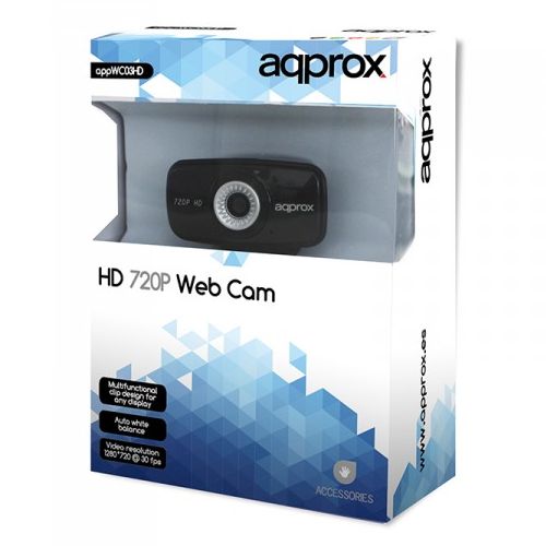 Approx Webcam HD 720p 2.0MP/720p/USB APPWC03HD Approx Webcam HD 720p 2.0MP/720p/USB APPWC03HD