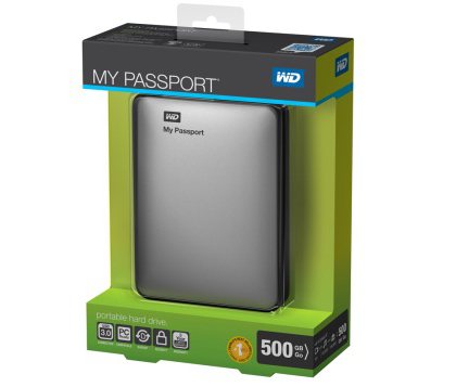 Western Digital HDD Passport USB 3.0 500GB Silver WDBKXH5000ASL Western Digital HDD Passport USB 3.0 500GB Silver WDBKXH5000ASL