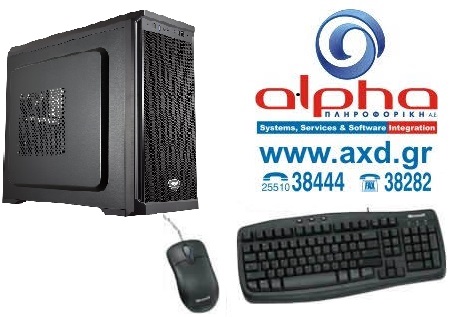 Alpha PC Economy i3-10Gen 3.60G 4Gb 120SSD DRW NoOS