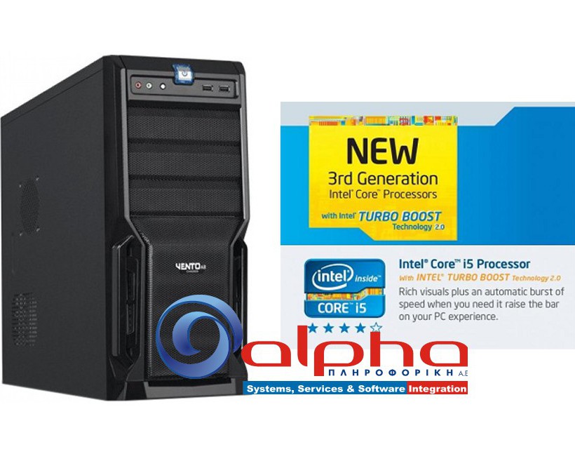 Alpha PC i5-6400 2,7Ghz/8Gb/480GBSSD/DVDRW Win10-PRO GR/64 Alpha PC i5-6400 2,7Ghz/8Gb/480GBSSD/DVDRW Win10-PRO GR/64