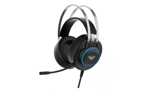 AULA gaming headset S601USB RGB USB 50mm μαύρο