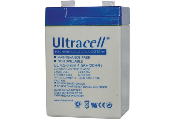 Μπαταρία Συσσωρευτής 6V-4.5Ah Battery για UPS 70x47x101mm