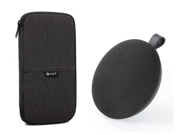 Riversong Bluetooth Speaker Jazz & Poso Travel Wallet Waterproof and RFID Blocking