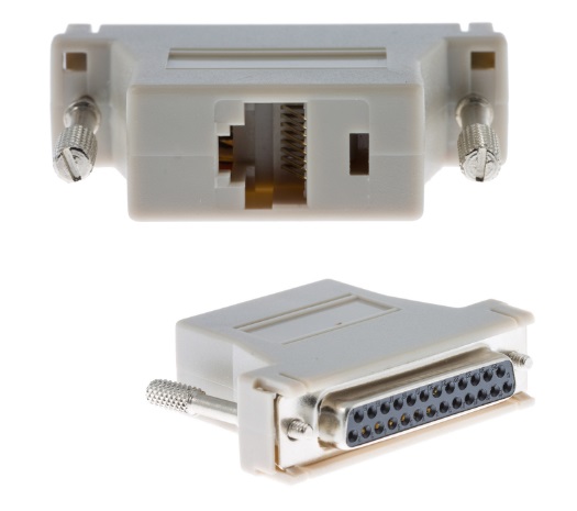 Adaptor Αντάπτορας DB 25pin αρσ. - RJ45 8pin θηλ. CAB-500DTF