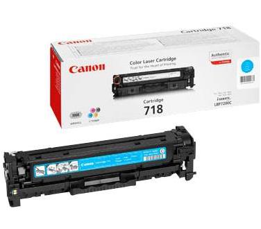 Toner CANON LBP7200CDN Cyan 718 MF8350/8330/8340 (2.9k) Toner CANON LBP7200CDN Cyan 718 MF8350/8330/8340 (2.9k)