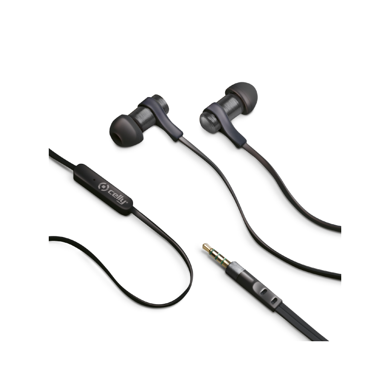 Celly Stereo Handsfree 3.5 mm SP Grey Celly Stereo Handsfree 3.5 mm SP Grey