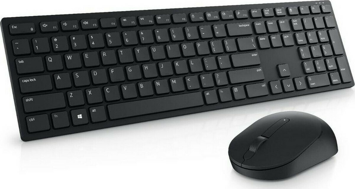 Dell Keyboard+Mouse KM5221W Wireless Set Black Ασύρματο