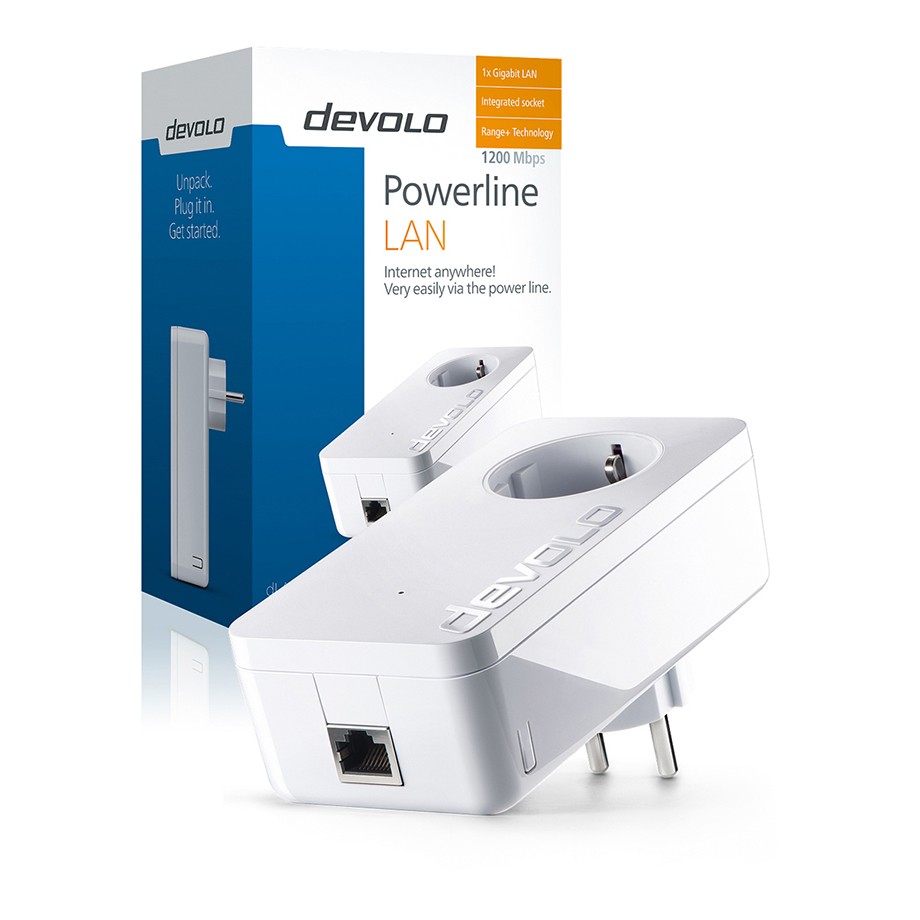 DEVOLO Powerline dLAN 1200+ Single Adapter για Τριφασικό Ρεύμα DEVOLO Powerline dLAN 1200+ Single Adapter για Τριφασικό Ρεύμα