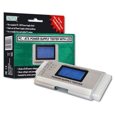 Digitus PSU Tester 24pin/SATA/PSU με LCD για έλεγχο Τροφοδοτικών Digitus PSU Tester 24pin/SATA/PSU με LCD για έλεγχο Τροφοδοτικών