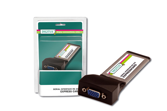 Digitus ExpressCard to RS 232 Add-On card 2x Serial/DS-31205 Digitus ExpressCard to RS 232 Add-On card 2x Serial/DS-31205