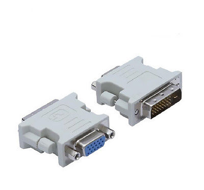 Adaptor Changer DVI-D to VGA  Μετατροπέας 24+1 pin σε θηλυκό VGA