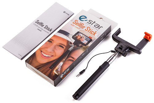 eSTAR Selfie stick C1πτυσσόμενο εώς 107εκ. για κινητά με κουμπί eSTAR Selfie stick C1πτυσσόμενο εώς 107εκ. για κινητά με κουμπί