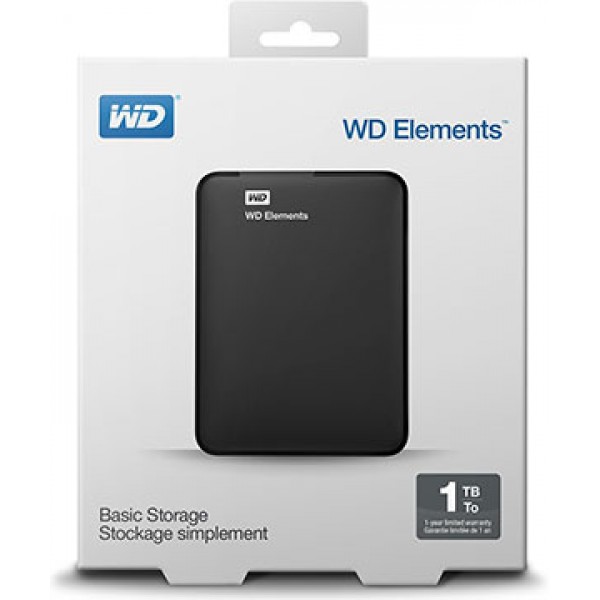 Western Digital HDD 1Tb Elements Portable USB3.0 Western Digital HDD 1Tb Elements Portable USB3.0