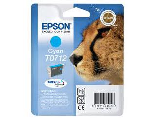 Εγχρωμο Μελάνι EPSON STYLUS T0712 CYAN D78/DX4000/DX4050
