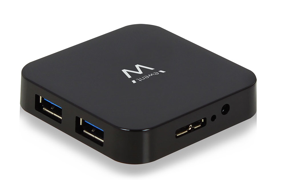 4 Port USB 3 Hub με καλώιο 0,5m και τροφοδοτικό EW1134 4 Port USB 3 Hub με καλώιο 0,5m και τροφοδοτικό EW1134