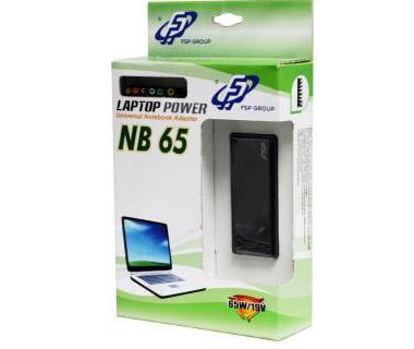 Universal Notebook Power Adapter FORTRON FSP-NB65 65W 19V 3,45A Universal Notebook Power Adapter FORTRON FSP-NB65 65W 19V 3,45A