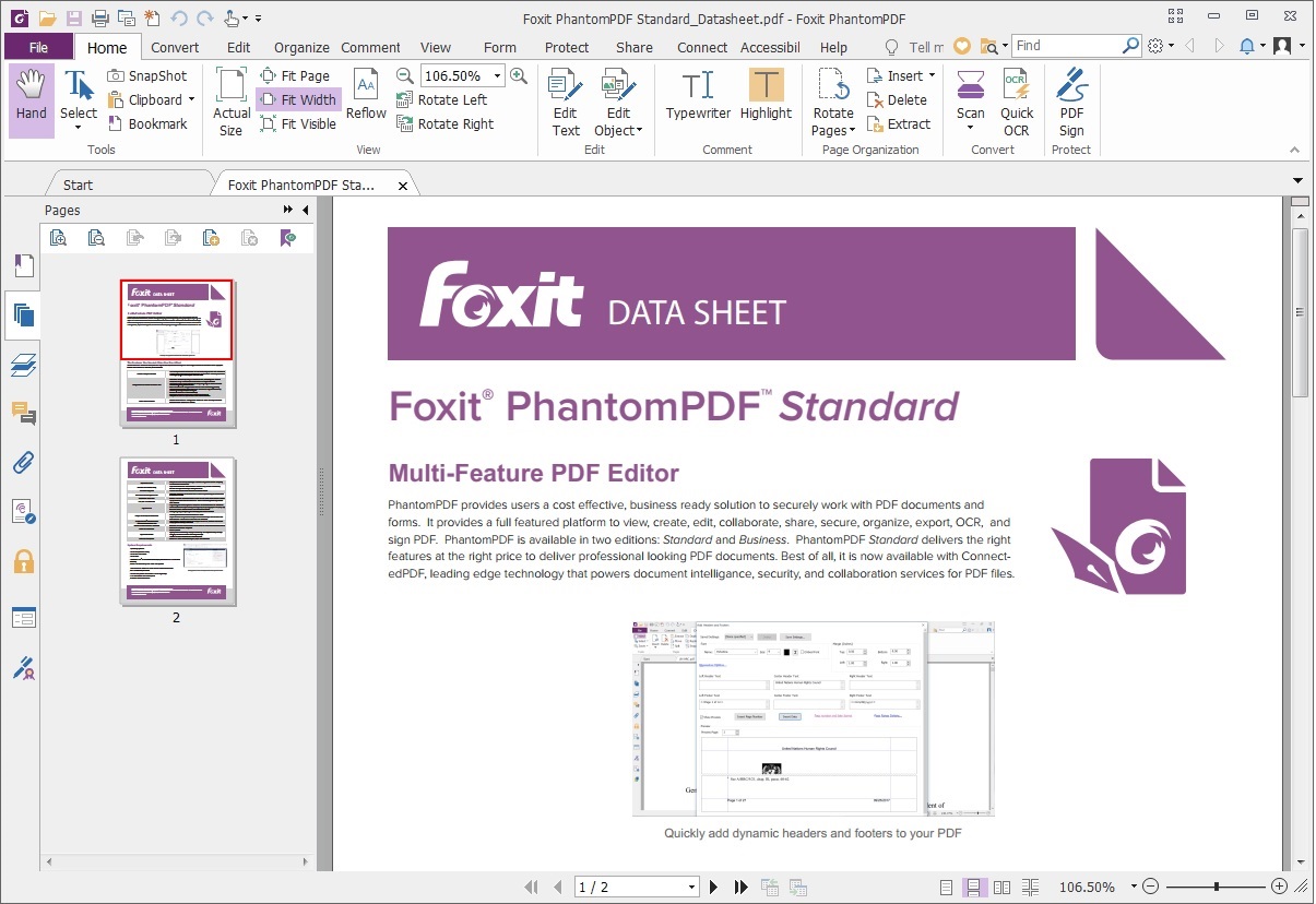 Foxit PhantomPDF Standard (English) Πρόγραμμα Διαχείρισης PDF