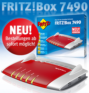 AVM FRITZ! BOX FON WLAN 7490 WiFi/Τηλεφωνικό Κέντρο/ADSL/VDSL AVM FRITZ! BOX FON WLAN 7490 WiFi/Τηλεφωνικό Κέντρο/ADSL/VDSL