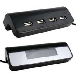 GEMBIRD 4 Port USB HUB 2.0 Κατανεμητής θυρών USB + Ψηφιακό Ρολόϊ GEMBIRD 4 Port USB HUB 2.0 Κατανεμητής θυρών USB + Ψηφιακό Ρολόϊ
