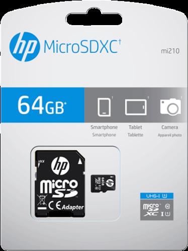 Κάρτα Μνήμης HP MicroSDHC 64GB U1