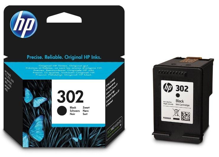 Μαύρο Μελάνι HP No302 Black F6U66AE Deskjet 2130 190p