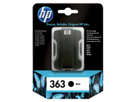 HP BLACK Cartridge C8721E no363 Vivera 410pages 6ml