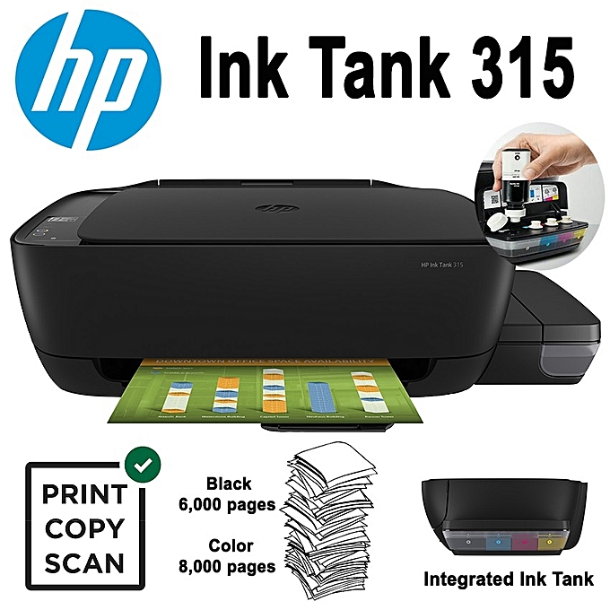 HP ITS. Ink Tank 315 A4 PSC Z4B04A 8ppm HP ITS. Ink Tank 315 A4 PSC Z4B04A 8ppm
