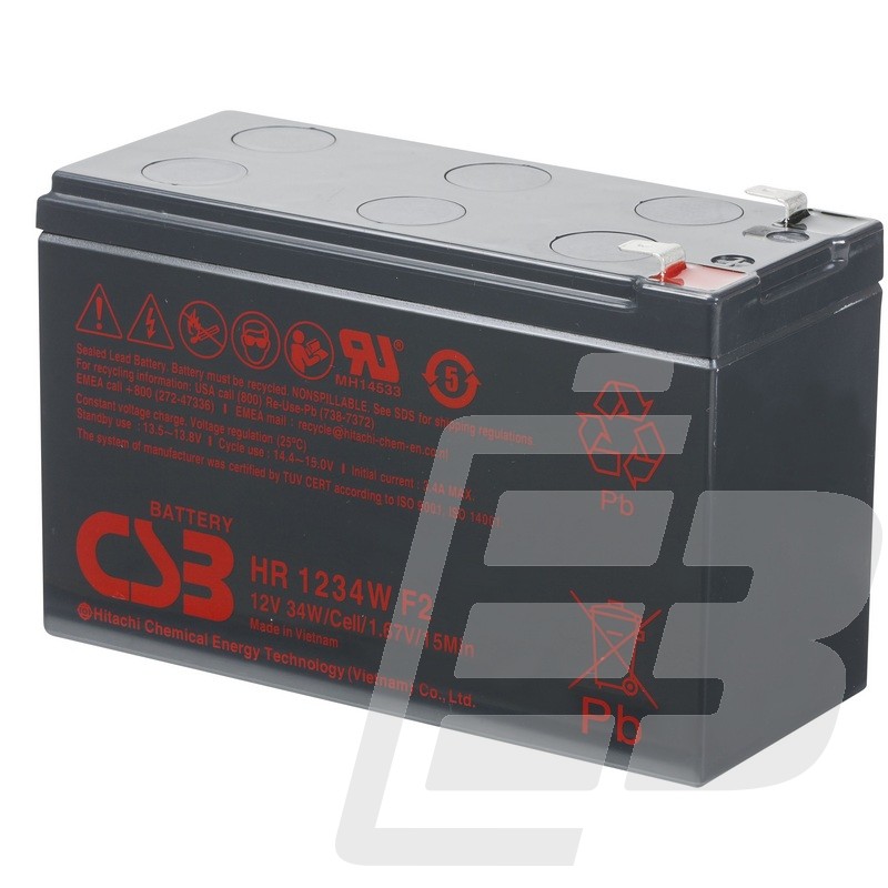 Μπαταρία Συσσωρευτής CSB 12V-9Ah Battery για UPS HR1234W
