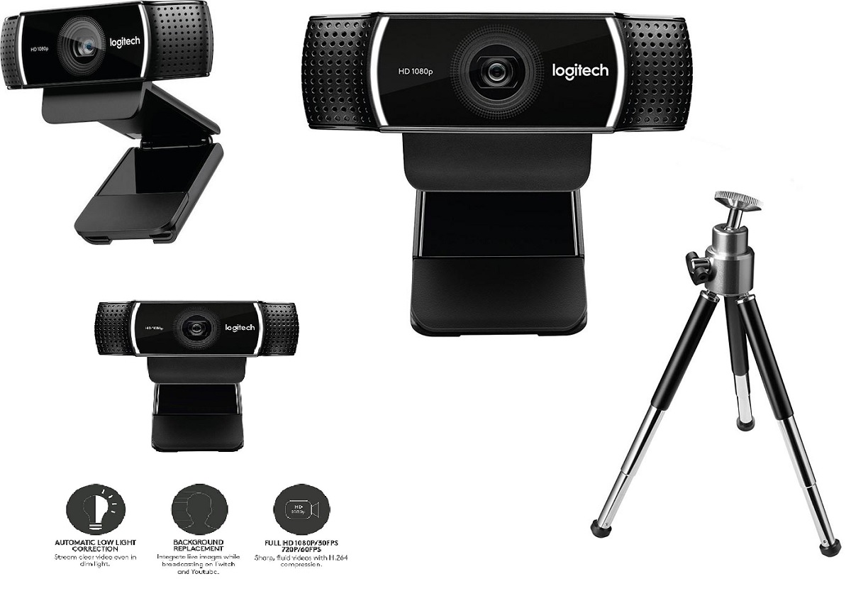 LOGITECH Webcam C922 PRO Full HD 960-001088 15Mp