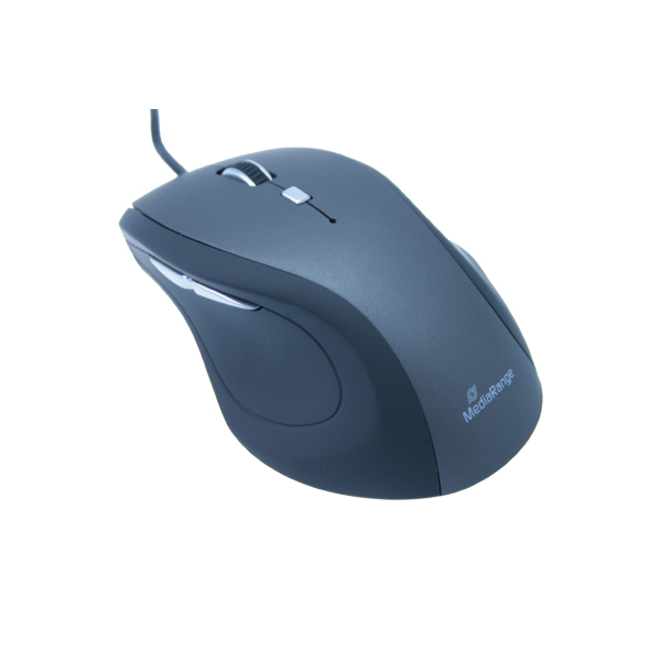 MediaRange Ποντίκι USB ενσύρματο οπτικό μαύρο Gaming Buttons MediaRange Ποντίκι USB ενσύρματο οπτικό μαύρο Gaming Buttons