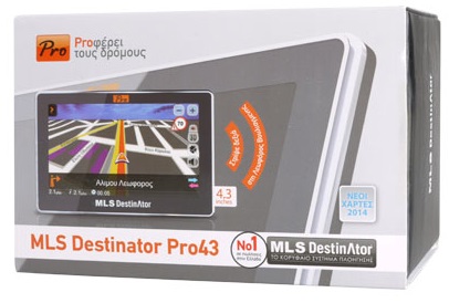 MLS Destinator Pro43 με ενσωματωμένο GPS GR/EUROPE MLS Destinator Pro43 με ενσωματωμένο GPS GR/EUROPE