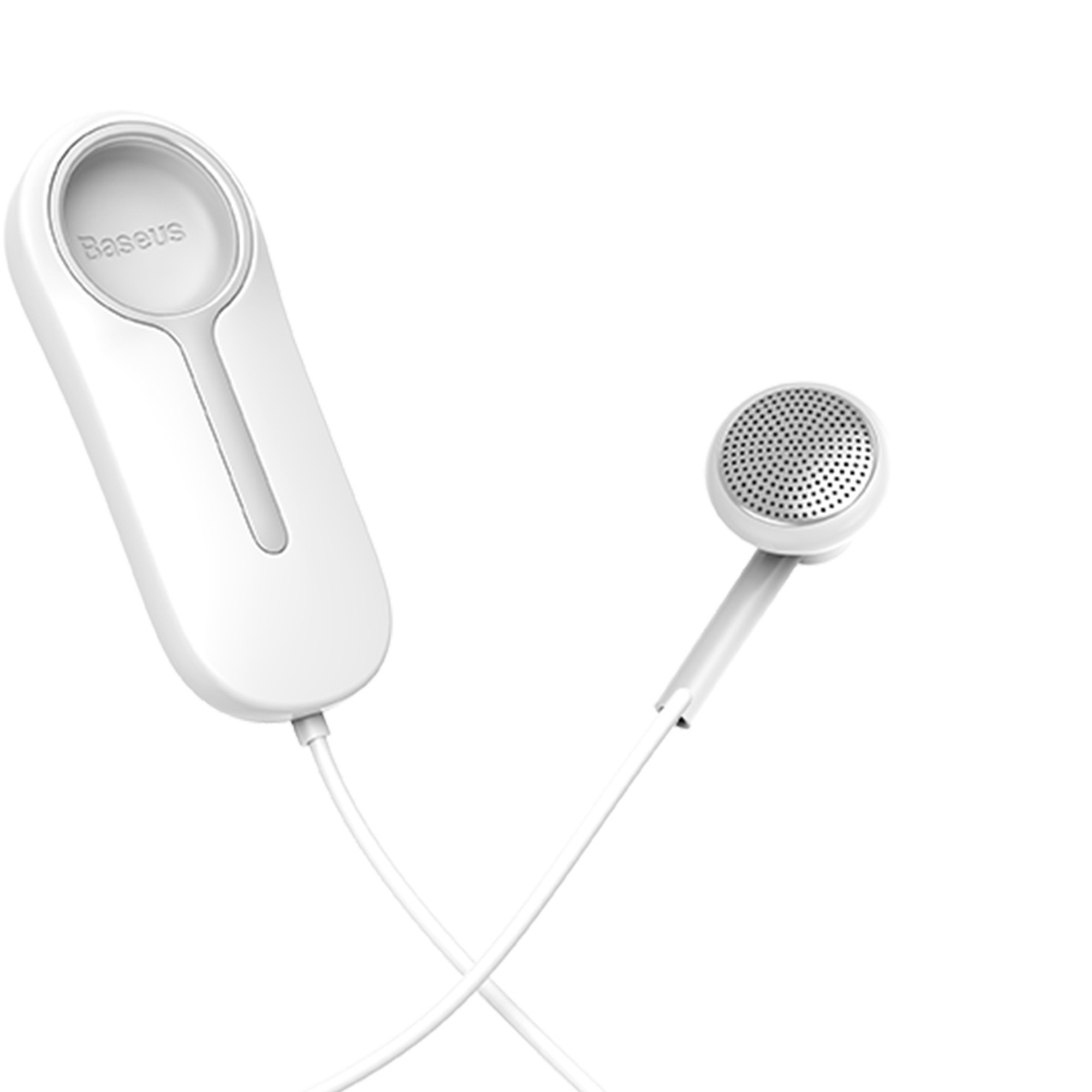 Baseus Bluetooth A06 White HeadSet Ακουστικό-Μικρόφωνο καλώδιο