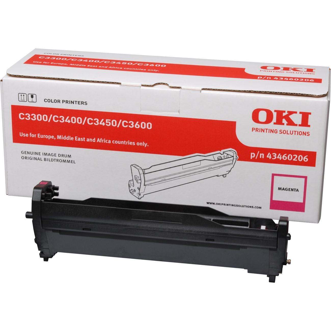 DRUM OKI OKIPAGE C3300Ν/C3400Ν EP Cartridge MAGENTA 43460206 DRUM OKI OKIPAGE C3300Ν/C3400Ν EP Cartridge MAGENTA 43460206