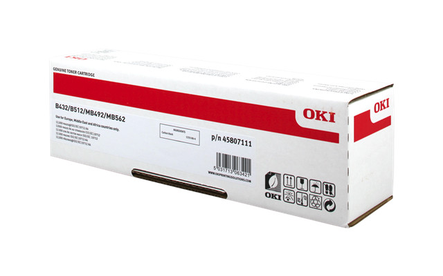 Toner OKI 45807111 Black Okipage B432/ΜΒ492 12000p