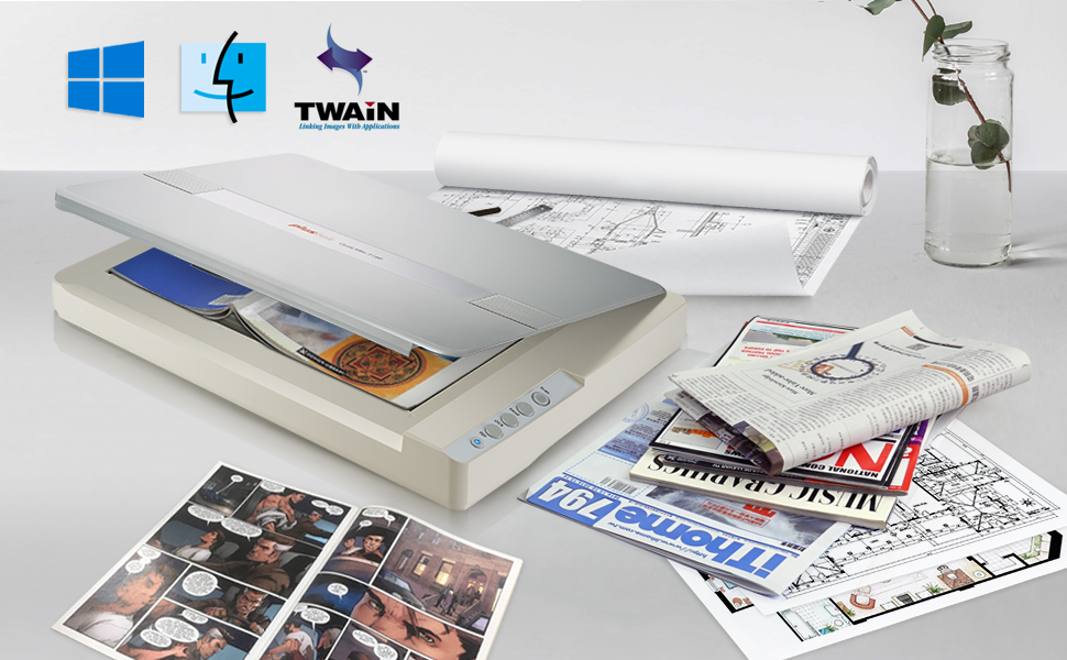 Plustek OpticSlim 1180 Σαρωτής Α3/1200 dpi/USB Scanner A3 Plustek OpticSlim 1180 Σαρωτής Α3/1200 dpi/USB Scanner A3