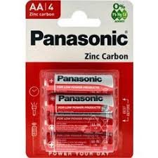 Μπαταρίες AA Panasonic LR6 1.5v 4τεμ. Zinc Carbon