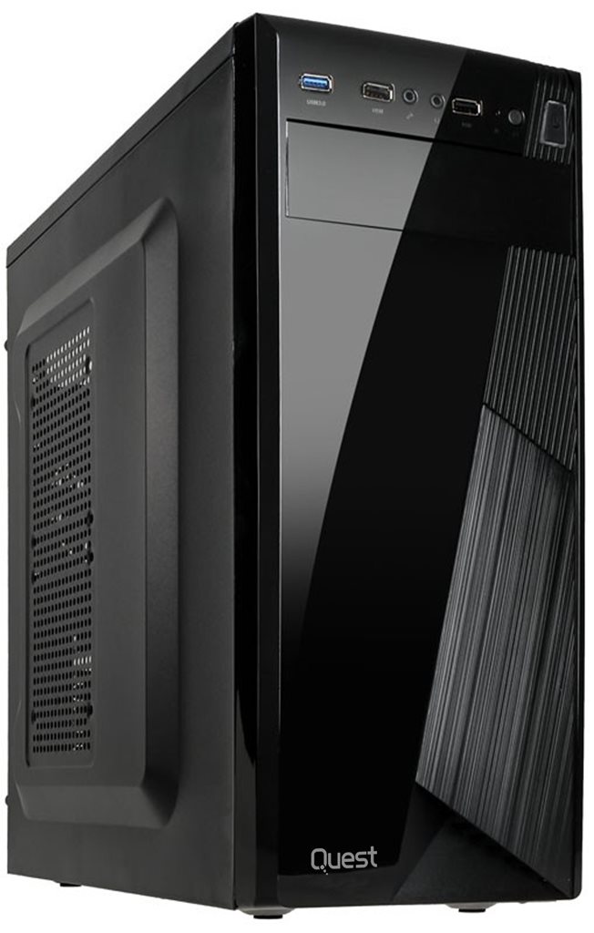 Quest PC Ryzen Gaming 5 2400G/8Gb/256SSD+1TB/GTX1050/Win10 Quest PC Ryzen Gaming 5 2400G/8Gb/256SSD+1TB/GTX1050/Win10
