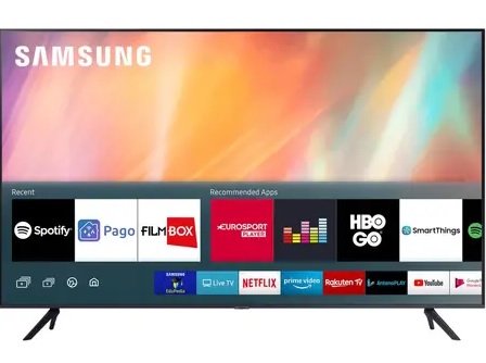 Samsung TV 55" UHD 4K 55AU7172 Smart WiFi