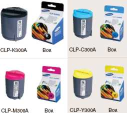 Samsung CLP-P300A Value Pack CLP-K300A/M300A/Y300A/C300A CLP-300