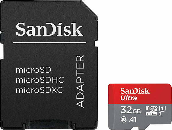 Sandisk microSD Ultra 32GB 120MB/sec +Adapter