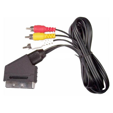 Καλώδιο SCART TO RCA 3x Analog Video/Sound Cable Digea