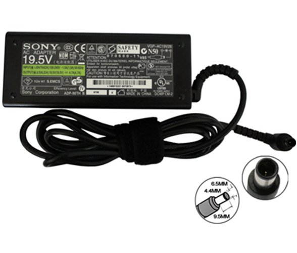 Original AC Adapter for Sony 19.5V-6,2A (6.5mm*4.4mm) 120Watt