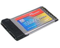 SYBA PCMCIA Card to 2 SATA Ports ιδανική για Sata Δίσκους Εξωτ.