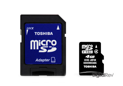 Toshiba 4Gb Micro SD Card Micro-SD Memory Μνήμη Micro Toshiba 4Gb Micro SD Card Micro-SD Memory Μνήμη Micro
